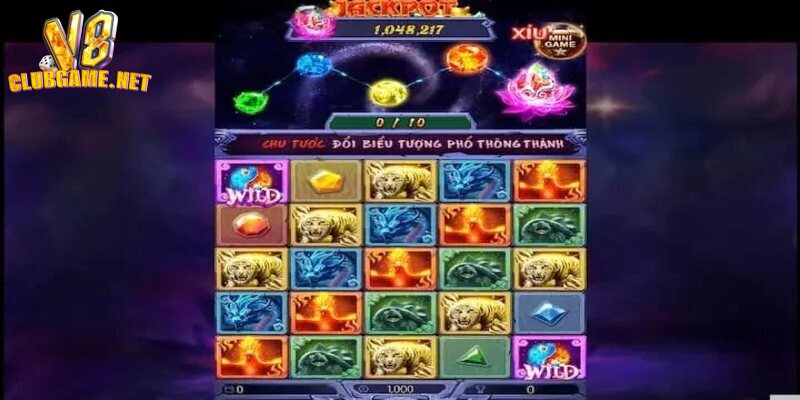 Cách chơi Nổ Hũ 4 Thần Thú tại V8Club đơn giản