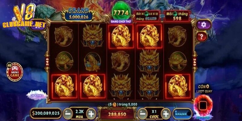 V8Club đã đưa ra những tính năng hỗ trợ giúp bạn dễ dàng chinh phục giải thưởng